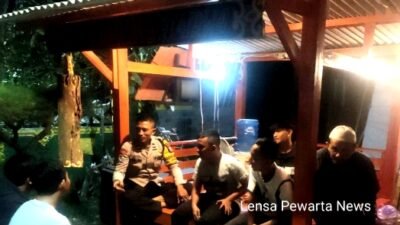 Bhabinkamtibmas Aipda R Muhajirin Keliling Sambangi Pos Ronda di Ledok Kulon