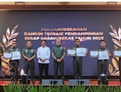 Dandim 0814/Jombang Letkol Kav Devid Eko Junanto Terima Penghargaan dari Perum Bulog