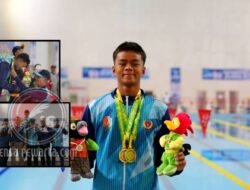 M. Hafidz Rizal Wibowo Atlet Renang Asal Bojonegoro Sumbang 2 Medali Emas
