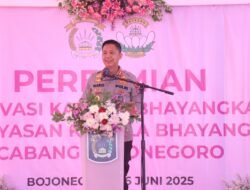 Ketua Bhayangkari Cabang Bojonegoro, Ny. Nea Mario Prahatinto Sampaikan Terima Kasih 