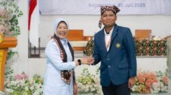 Nurul Azizah Hadiri Penutupan KKN Fakultas Peternakan Universitas Brawijaya di GOR Dolokgede