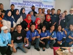Netizen Bojonegoro Mengobrol Santai Bersama Kapolres AKBP Afrian
