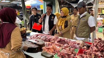 Rutinitas Jelang Ramdhan Satgas Saber Polres Bojonegoro Bersama TPID Sidak Harga Sembako