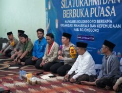 Polres Bersama Organisasi Mahasiswa dan Kepemudaan Bojonegoro Berbuka Bersama