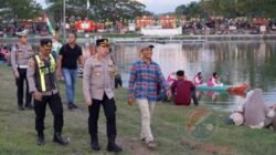 AKBP Afrian Satya Permadi Patroli di Kawasan Wisata Waduk Sonorejo Padangan