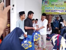 Camat Balen Andriyanto, S.Sos. Hadiri Acara Berbagi Sembako dan Buka Bersama AWPI di Bulan Ramadhan 