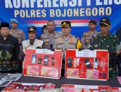 Polres Bojonegoro Bongkar Jaringan Peredaran Sabu dan Ganja