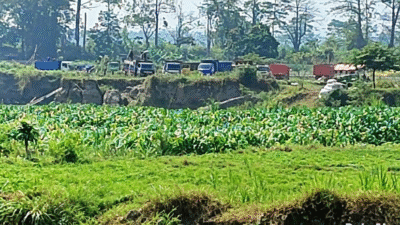 Terbuka Tanpa Izin: Tambang Pasir Candirejo Menggerus Lahan Pertanian, Aparat Diam Saja