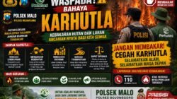 Hadapi Musim Kemarau, Polsek Malo dan Perhutani Gencar Cegah Kebakaran Hutan dan Lahan