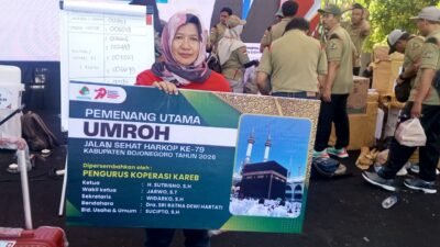 Semarak HUT Koperasi ke-79, 20 Ribu Peserta Padati Jalan Santai di Pasar Wisata Bojonegoro