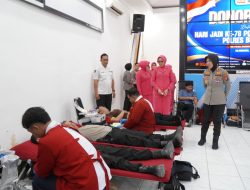 Polres Bojonegoro Gelar Aksi Donor Darah